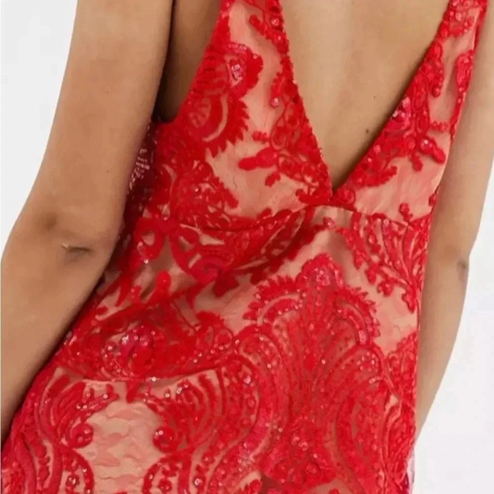 Free People lace and sequin dress